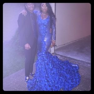 Royal blue GODDESS Dress